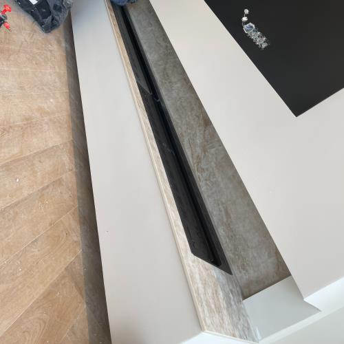 open haard met natuursteen