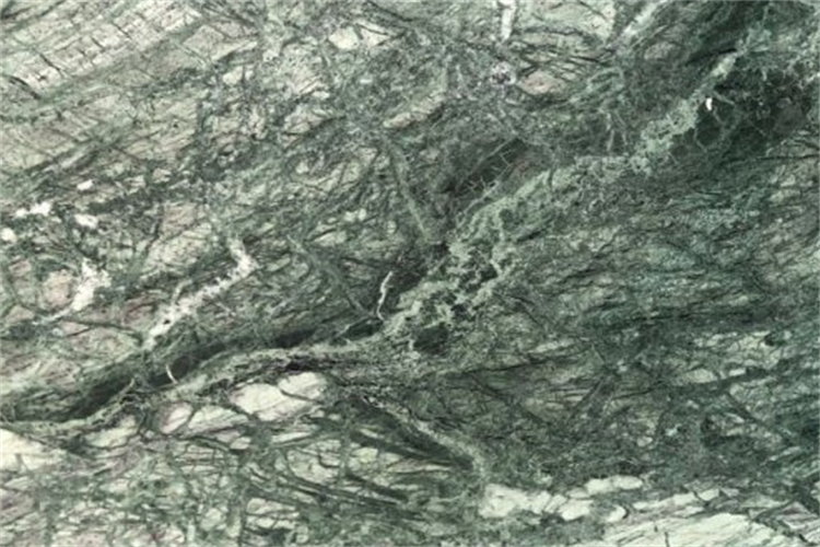 Een green marble keukenblad
