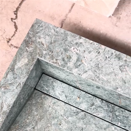 spoelbak natuursteen bij Little Dutch